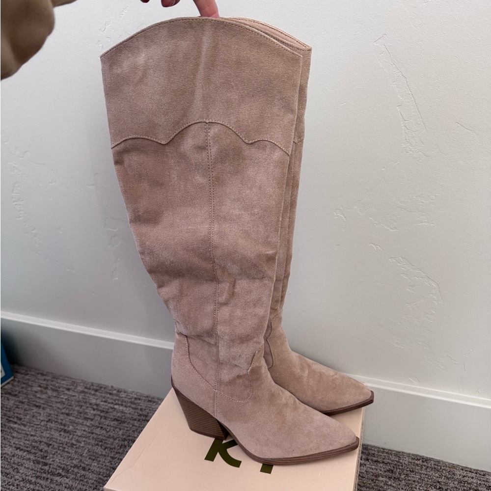 Women's Suede Knee-High Boots